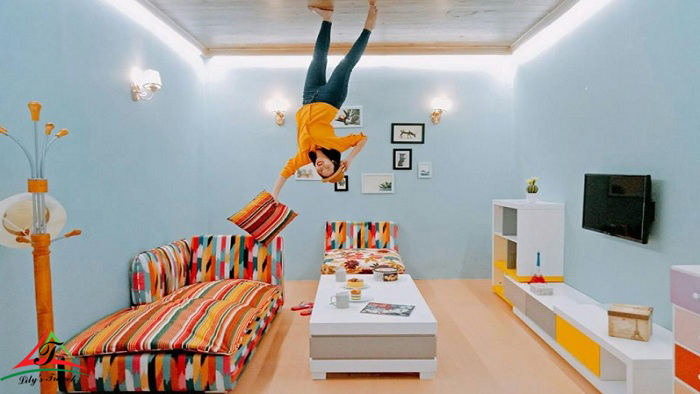 Upside down house