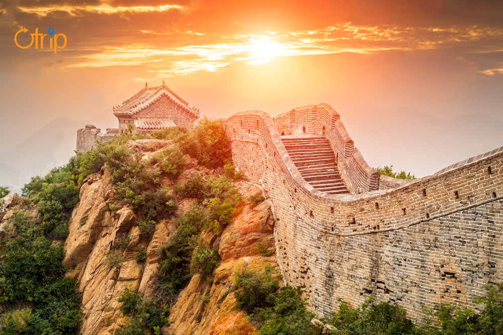 Hoàng hôn trên Vạn Lý Trường Thành
