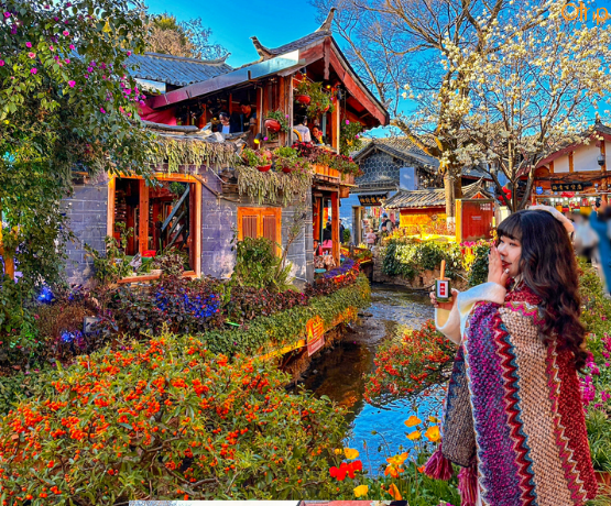 TOUR LỆ GIANG – ĐẠI LÝ – TRƯỢT TUYẾT SHANGRILA 5N4Đ (BAY THẲNG QH)
