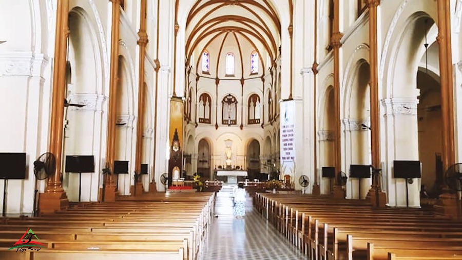 Altar area at Duc Ba Church