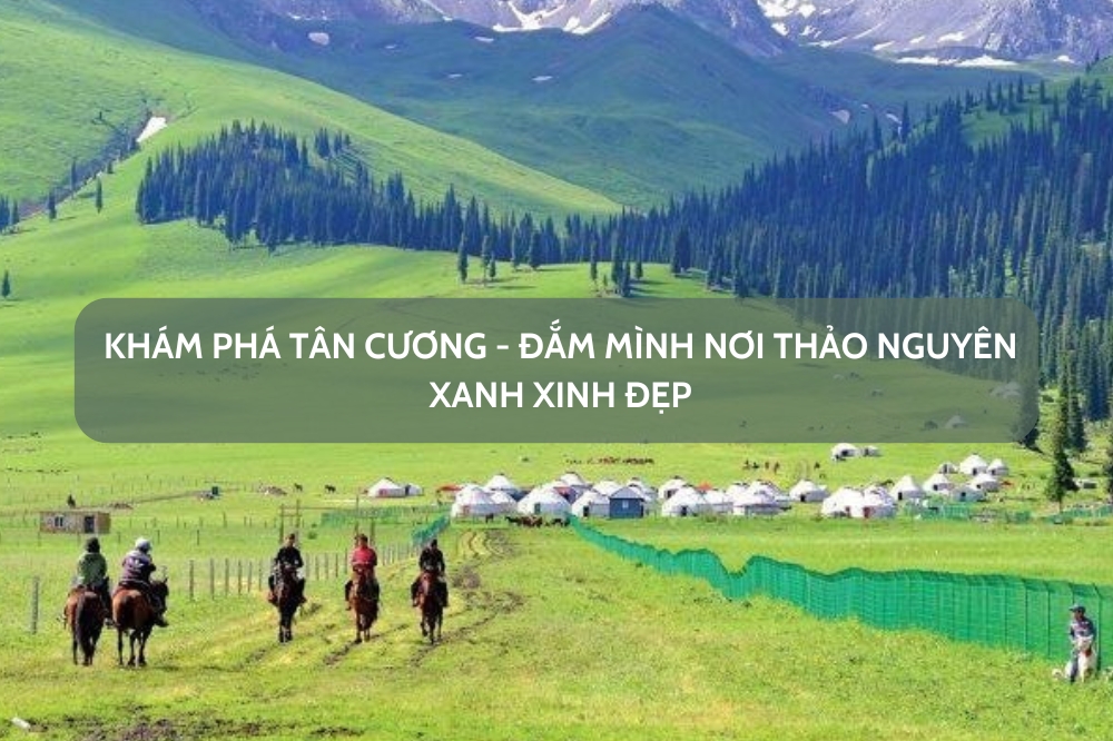 Khám phá Tân Cương: đắm mình nơi thảo nguyên xanh xinh đẹp