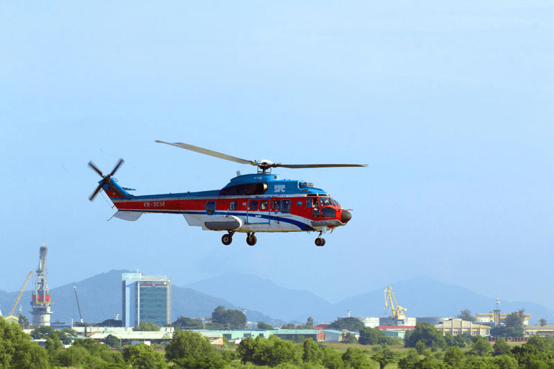From Ho Chi Minh to Can Tho by Helicopter
