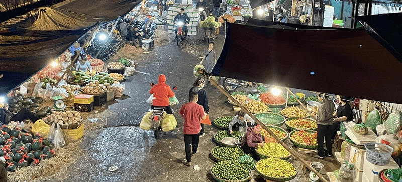 Go Shopping At Long Bien Market