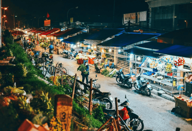 A Floral Symphony Of Quang Ba Flower Market