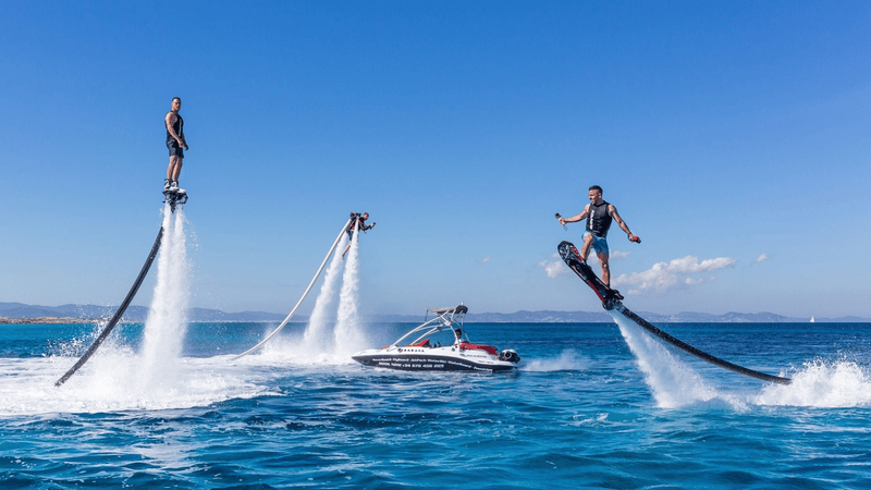 Try exciting water sports