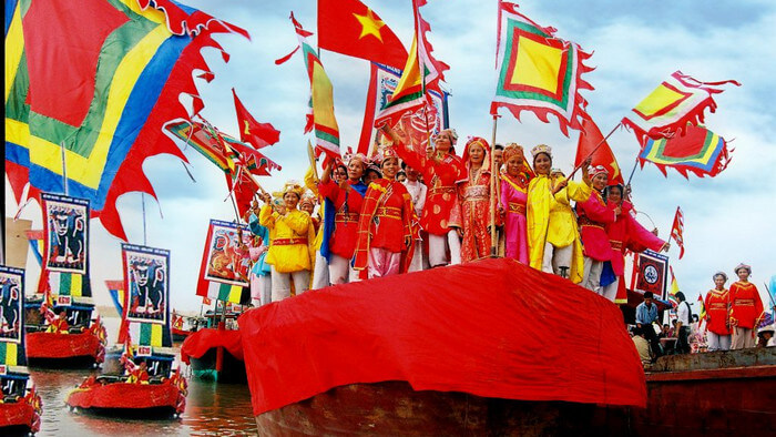 The Traditional Boat Racing Festival at Dinh Cau Beach