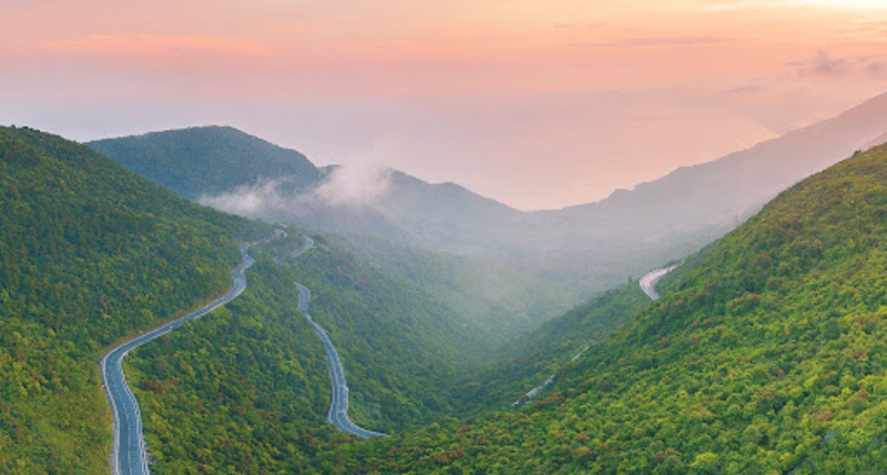 Overview of Hai Van Pass