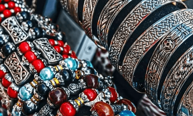 Hang Bac Street is a hotspot for jewelry and intricate metalwork