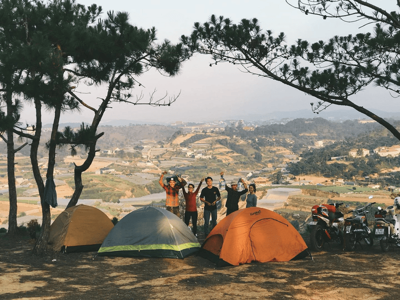 Camp, sing, and have fun at Vong Canh Hill
