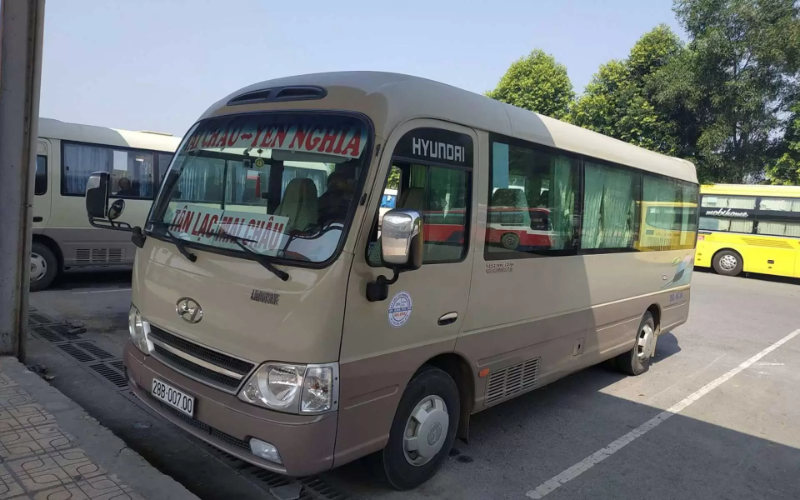 A bus is a cheap option from Hanoi to Mai Chau