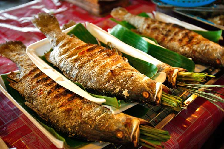 Local Cuisine must try when visiting Hieu Waterfall - Ca Suoi