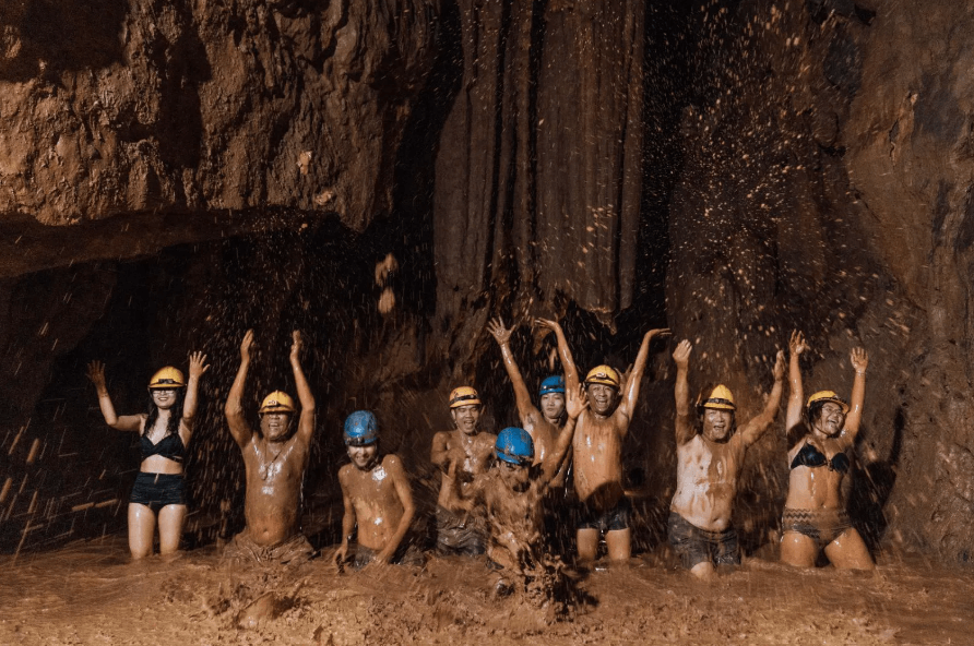 Immerse yourself in the cool, velvety mud