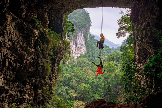 Picture yourself standing at the precipice, the height equivalent to a nearly 30-story building