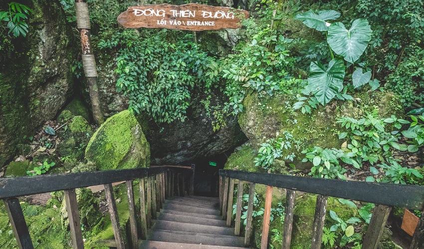 Getting to Paradise Cave entrance