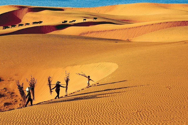 Bau Trang is a breathtaking paradise of endless white sand dunes