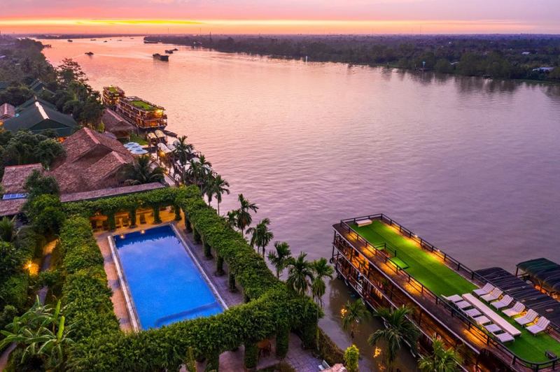 Where is the top area for accommodation Mekong Delta