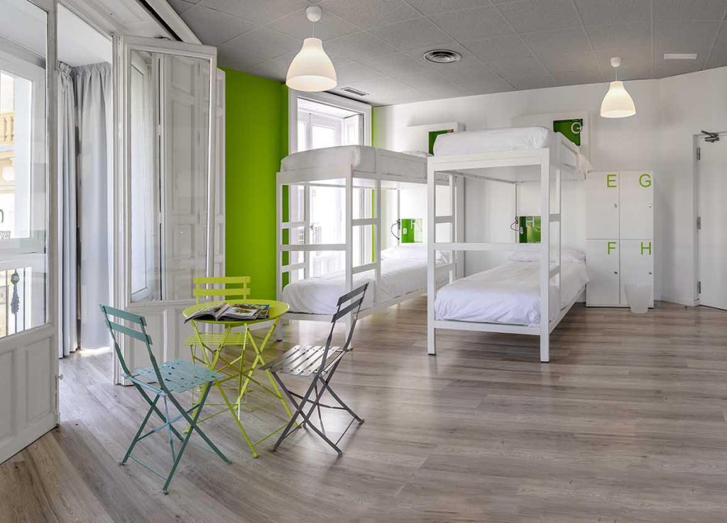 Dorm room for a budget-friendly travel stay