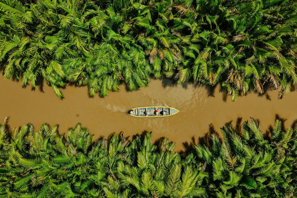 Ben Tre Mekong Delta is known as the “Coconut Capital” of Vietnam
