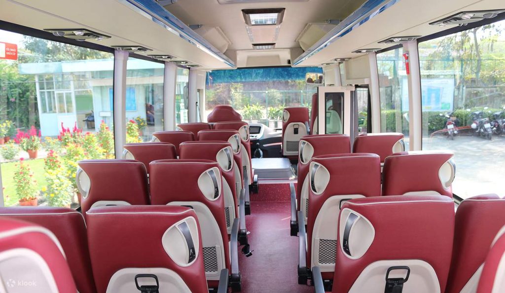 Buses are the most budget-friendly way to get to the Mekong Delta